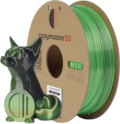 Attēls no Copymaster3D Tri-Silk filament for 3D printer, 1.75 mm, gold/green/black