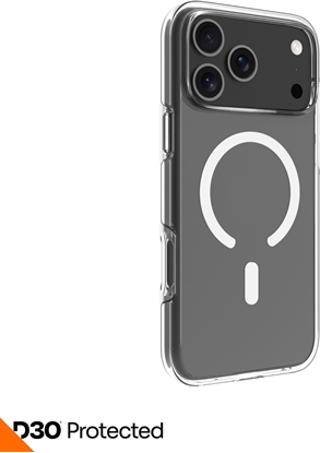 Attēls no dbramante dbramante1928 Iceland Ultra - Tylny pokrowiec na telefon komórkowy - kompatybilny z MagSafe - D3O, Kunststoff - przezroczysty