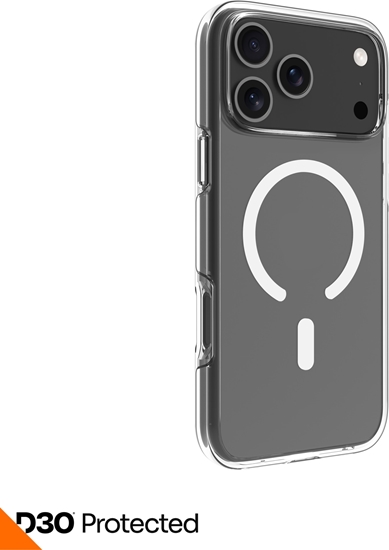 Picture of dbramante1928 Iceland Ultra - Hintere Abdeckung fur Mobiltelefon - kompatibel mit MagSafe - D3O, Kunststoff - klar