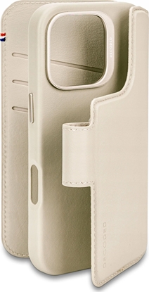 Attēls no Decoded Decoded Leather Detachable Wallet - skórzana obudowa ochronna do iPhone 16 Pro kompatybilna z MagSafe (clay)