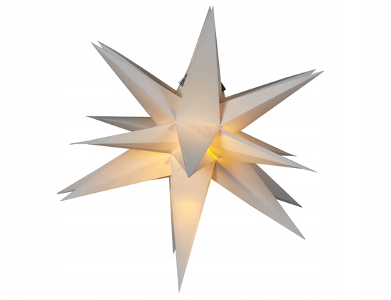 Picture of Dekoracja witeczna Beliani Dekoracja LED Gwiazda zamana biel BHAGIRATHI