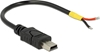 Picture of Delock Cable USB 2.0 Mini-B male > 2 x open wires power 10 cm Raspberry Pi