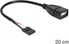 Picture of Delock Cable USB Pin header female > USB 2.0 type-A female 20 cm