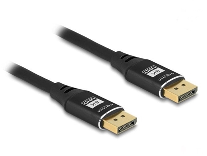 Picture of Delock DisplayPort Cable 8K 60 Hz 3 m black metal