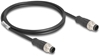 Picture of Delock M12 Cable A-coded 8 pin male to male PVC 1 m