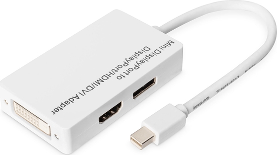 Picture of Digitus Mini DisplayPort Adapter / Converter - Mini DP to DisplayPort, HDMI + DVI
