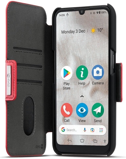 Picture of Doro 8110 / 8210 wallet case, red