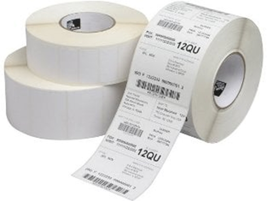 Picture of Label, Paper, 57x32mm; Thermal Transfer, Z-PERFORM 1000T REMOVABLE, Uncoated, Removable Adhesive, 76mm Core