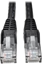 Изображение Eaton Eaton Tripp Lite Series Cat6 Gigabit Snagless Molded (UTP) Ethernet Cable (RJ45 M/M), PoE, Black, 5 ft. (1.52 m) - Patch-Kabel - RJ-45 (M) zu RJ-45 (M) - 1.52 m - UTP - CAT 6 - geformt, ohne Haken, verseilt - Schwarz