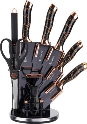 Attēls no Elitehoff ZESTAW 9 ELEM. NOY KUCHENNYCH W STOJAKU Z OSTRZAK I NOYCAMI E-6270