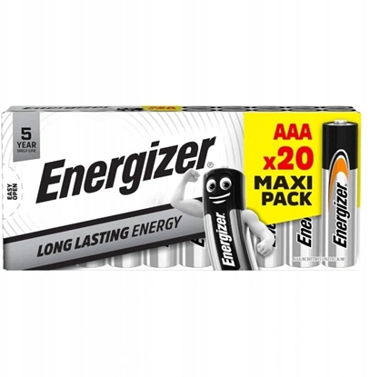 Изображение Energizer LR03/20 Everyday AAA family 20pack Alkalické