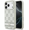 Picture of Etui DKNY Checkered with Printed Stripes  do iPhone 17 Pro bezowy