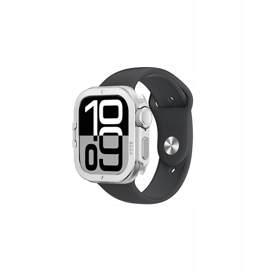 Picture of Etui metalowe AMAZINGTHING Titan Pro na Apple Watch 11 46mm aluminiowe - srebrne