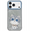 Picture of Etui Nimmy Big Eyed Pet 2.0 Cat do iPhone 17 Pro szary
