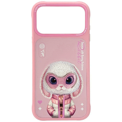 Picture of Etui Nimmy Cool&Cute 2.0 Rabbit do iPhone 17 Pro Max rozowy