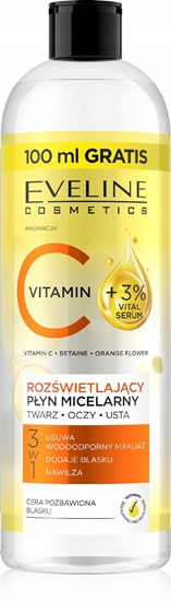 Picture of EVELINE Vitamin c Rozwietlajcy pyn micelarny 3w1 500 ml