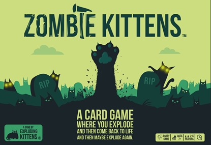 Attēls no Exploding  Kittens Exploding Kittens Zombie Kittens Nordic card game