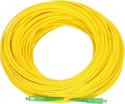 Attēls no ExtraLink EXTRALINK PATCHCORD SC/APC-SC/APC SM G657A1 SIMPLEX 3.0MM 30M LSZH WHITE