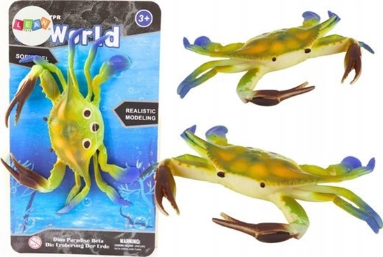 Picture of Figurka LeanToys Figurka Gumowy Krab Zielony Sea World