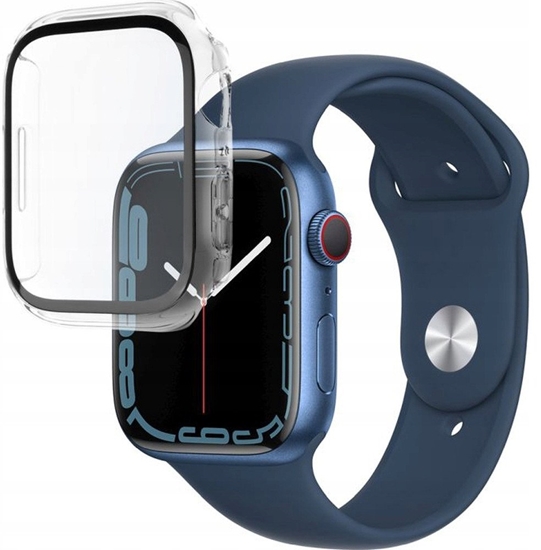 Picture of Fixed | Pure protective case with tempered glass for Apple Watch 46mm | Clear