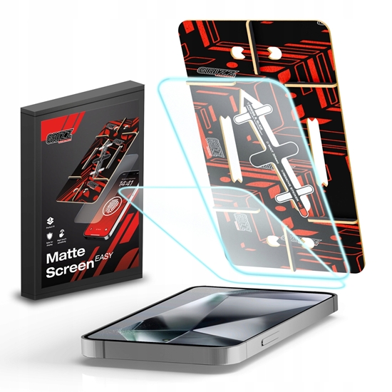 Picture of GrizzGlass Folia matowa MatteScreen Easy do Samsung Galaxy S25 [2 PACK]