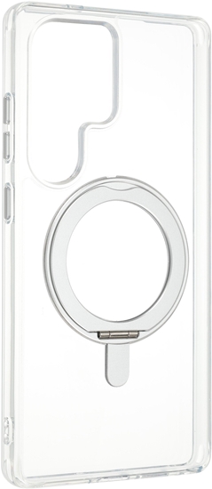 Picture of FoneKit Premium Kickstand MagSafe-yhteensopiva suojakuori jalustalla, Samsung Galaxy S25 Ultra, lapinakyva
