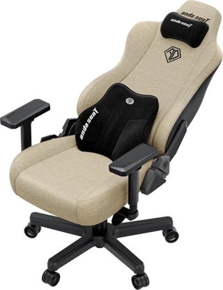 Picture of Fotel gamingowy materiaowy Anda Seat Kaiser 3E XL Beige Fabric