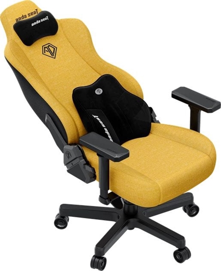 Picture of Fotel gamingowy materiaowy Anda Seat Kaiser 3E XL Bright Yellow Fabric