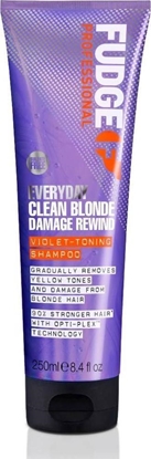 Изображение Fudge  FUDGE_Every Day Clean Blonde Damage Rewind Shampooo regenerujcy i lekko tonujcy szampon do wosów blond 250ml