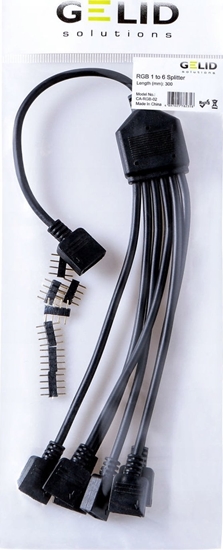 Picture of Gelid Gelid Solutions 1-zu-6 Splitterkabel für RGB / ARGB Header - 300 mm