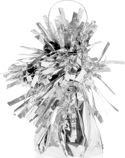 Изображение GoDan Ciarek do balonów foliowy srebrny 145g