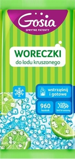 Picture of Gosia Woreczki do lodu Gosia "Wstrznij i gotowe"- Lód kruszony 8szt.