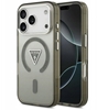 Picture of Guess Apple iPhone 17 Pro Max Silicone case with MagSafe IML Gradient Triangle Logo Khaki