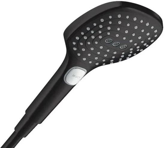 Picture of HANSGROHE 28728670 Raindance Select E Gówka prysznicowa 120 3jet PowderRain EcoSmart Czarny Matowy