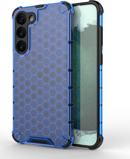 Picture of Hurtel Honeycomb etui do Samsung Galaxy S23+ pancerny hybrydowy pokrowiec niebieskie