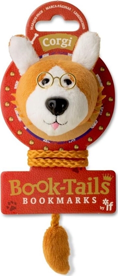 Picture of IF Book-Tails Pies Corgi pluszowa zakadka do ksiki
