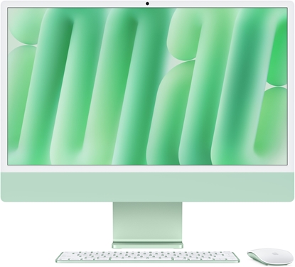 Изображение iMac24" Green/M4-10C-CPU,10C-GPU/24GB/512GB SSD/Key-ID-Deutsch/MM2/1GB Ethernet