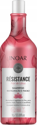 Picture of Inoar Resistance Lotus, wegaski szampon do wosów osabionych, 1000ml