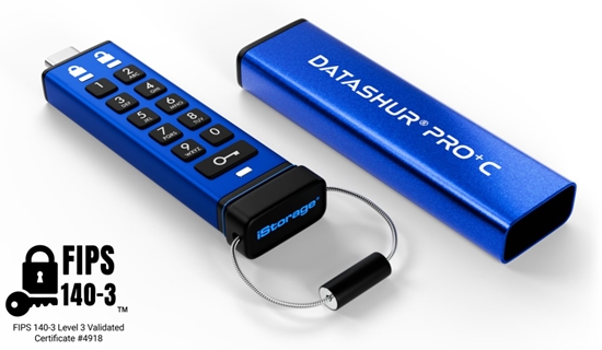 Picture of iStorage datAshur PRO+C pami USB 32 GB USB Type-C 3.2 Gen 1 (3.1 Gen 1)