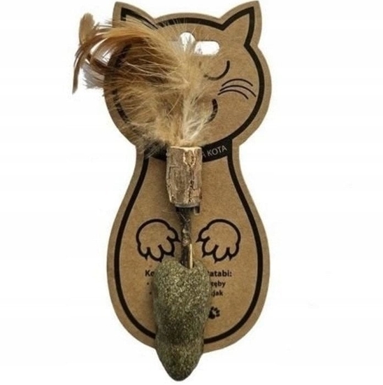 Picture of YARRO ZABAWKA DLA KOTA MYSZKA Z           KOCIMITKI NA PATYKU MATATABI 12cm