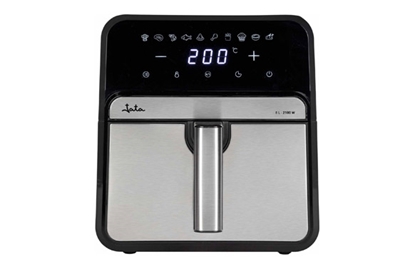Attēls no JATA AIR FRYER 8L 10 PROGRAMS 200�C MAX 2100W BLACK-SILVER JEFR1242