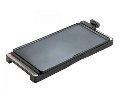 Attēls no JATA ELECTRIC GRIDDLE COOL-TOUCH HANDLES 508X254MM 2500W BLACK JEGR1245