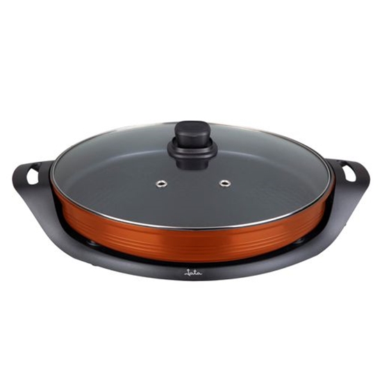 Picture of JATA ELECTRIC PAELLA PAN GLASS LID 38CM DIAMETER 5CM DEPTH 2000W JEPE1639