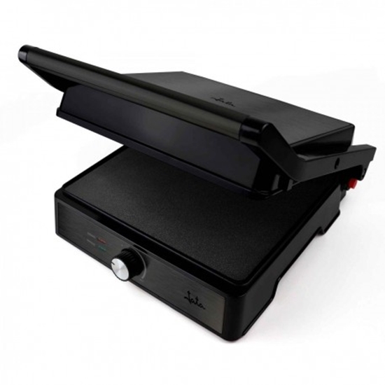 Picture of JATA GRILL DOUBLE NON-STICK 180� OPENING PLATE 29X24CM 2000W BLACK JEGR1913