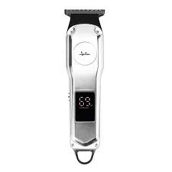 Picture of JATA HAIR CLIPPER RECHARGABLE 90MIN  5CUTING GUIDES LED DISPLAY SILVER JBCP4200