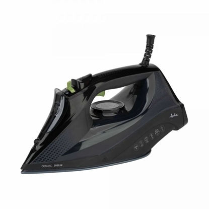 Attēls no JATA STEAM IRON CERAMIC VERTICAL STEAM 20-25G/MIN 450ML 3000W BLACK JEPL2401