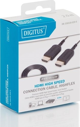 Attēls no Kabel Digitus HDMI - HDMI 2m czarny (DB-330120-020-S)