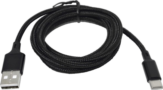 Picture of Kabel USB Msonic USB-A - USB-C 1 m Czarny (MLU541)