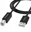 Picture of Kabel USB Wozinsky USB-B - USB-A 1 m Czarny (5907769376627)