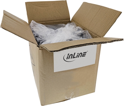 Attēls no Kabel zasilajcy InLine INLINE BULK 30 sztuk Adapter sieciowy kabel C14 na gniazdo ochronne dla UPS 1m
